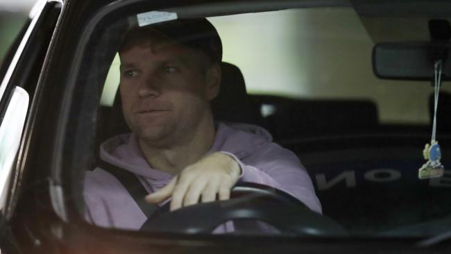 Jake Stringer waits for his test. Picture: Getty Images