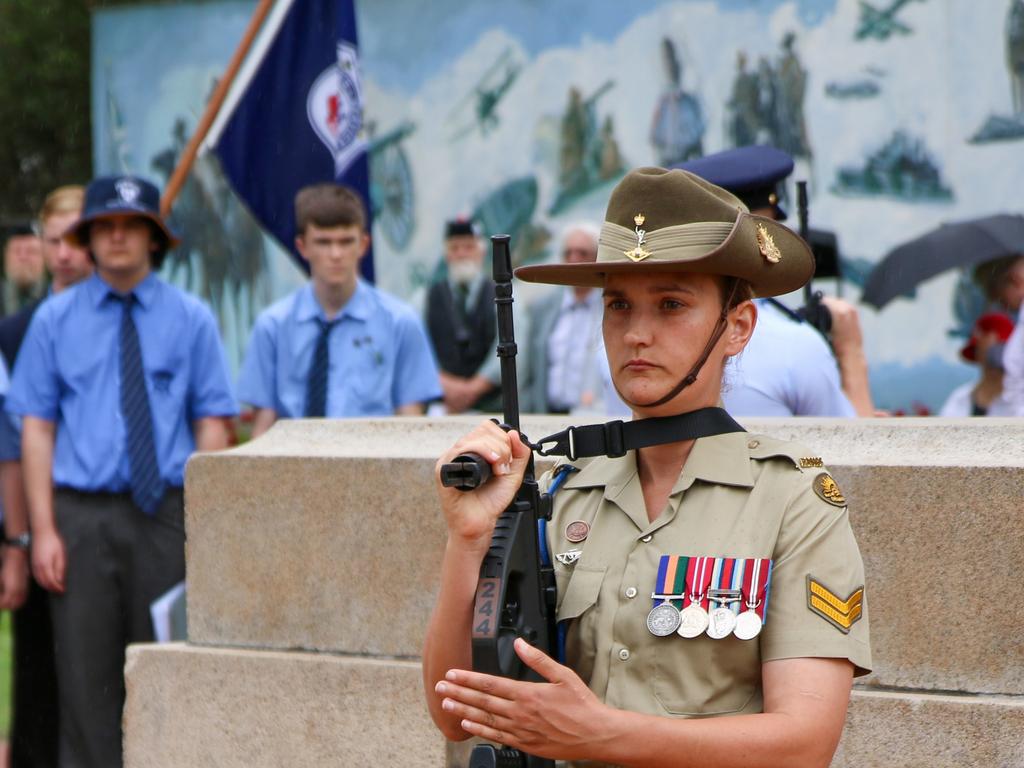 2021 Remembrance Day service in Kingaroy. Picture: Holly Cormack