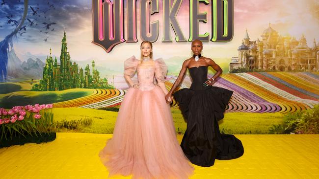 Wicked actors Ariana Grande and Cynthia Erivo have been named finalists in the 97th Academy Awards, to tkae place on March 3, for Actress in a Supporting Role and Actress in a Leading role, respectively. Photo: Supplied