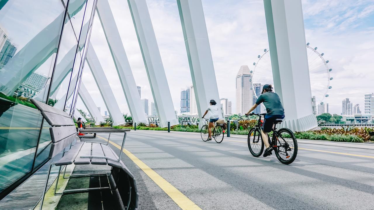 Jump on two wheels and check out Singapore.