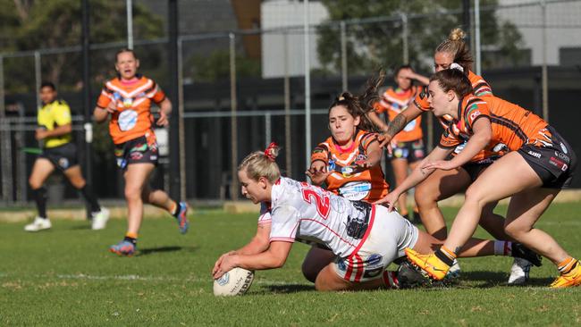 Woy Woy secured a last-gasp win against The Entrance Tigers. Photo: Nick Friend