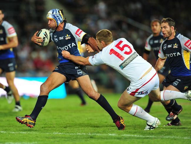 JT in action against the Dragons in 2012