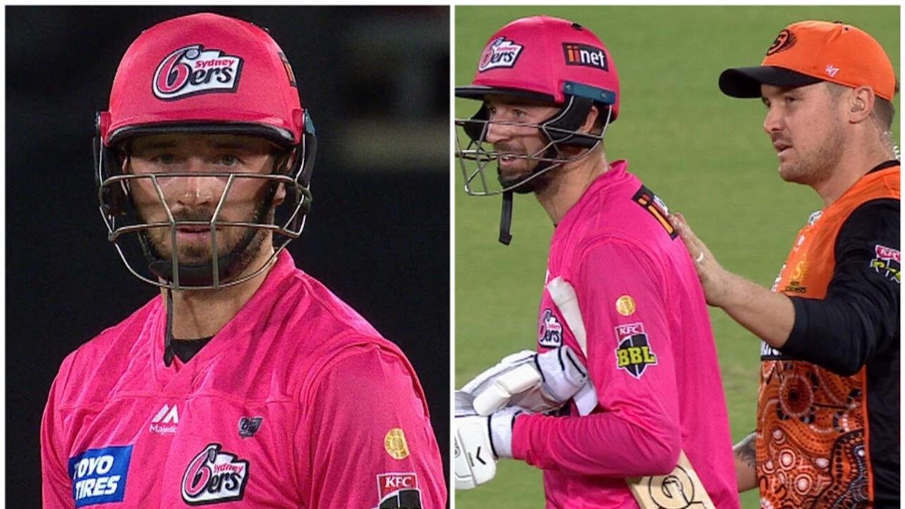 James Vince was left stranded on 98 not out as the Sydney Sixers secured the right to host the BBL final.