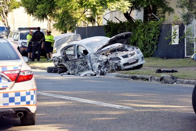 Car v truck at Cobalt Street in Carole Park. Photo Inga Williams / The Queensland Times. Picture: Inga Williams