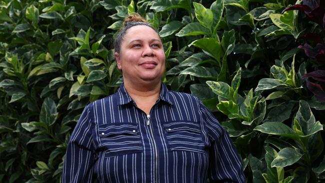 Yarrabah woman Nikita Marie Fourmile Sellin was awarded the First Nations Solicitor of the Year by the Queensland Law Society at a ceremony in Brisbane on Saturday. Picture: Brendan Radke