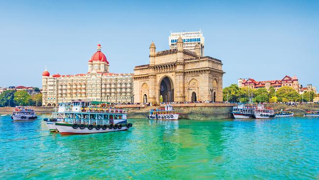 The Gateway of India  as seen from Mumbai Harbour.