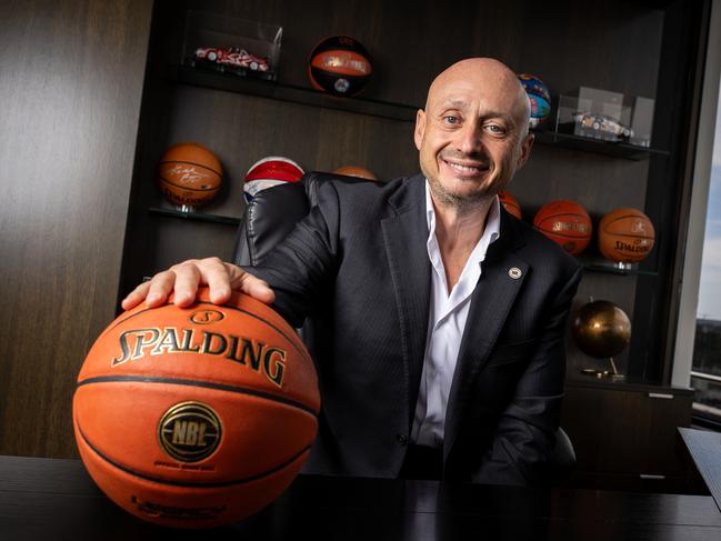 Larry Kestelman is the owner of the NBL. Picture: Darrian Traynor/Getty Images for NBL