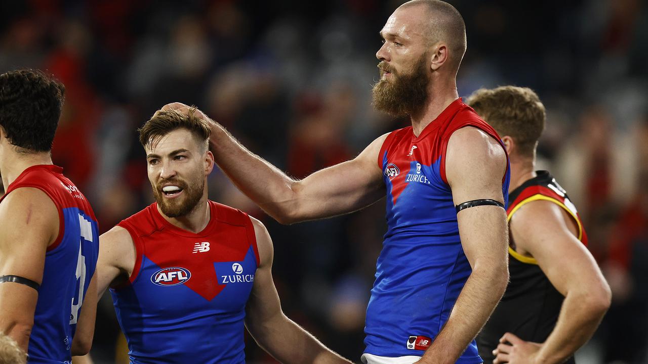 Max Gawn and Jack Viney are the Demons’ great leaders. Picture: Getty Images