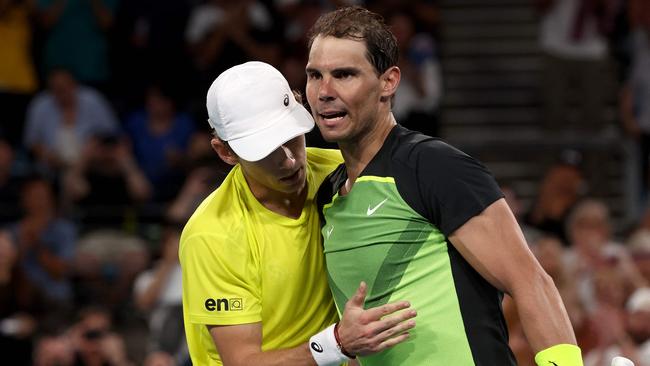 De Minaur did it. Photo by DAVID GRAY / AFP