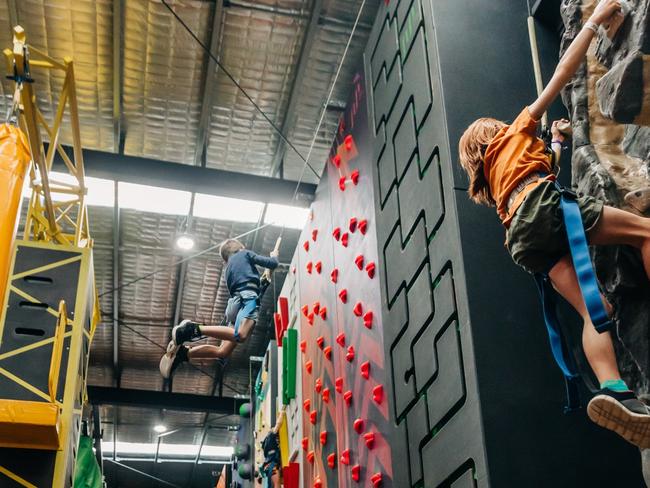 Funtopia Maribyrnong is facing charges after an eight-year-old child fractured its spine when it fell seven metres from a rope ladder inside the playground. Picture: Facebook