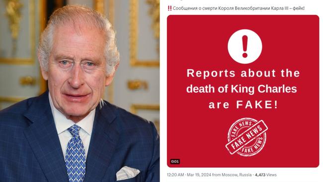 King ‘not dead’ despite Russian reports