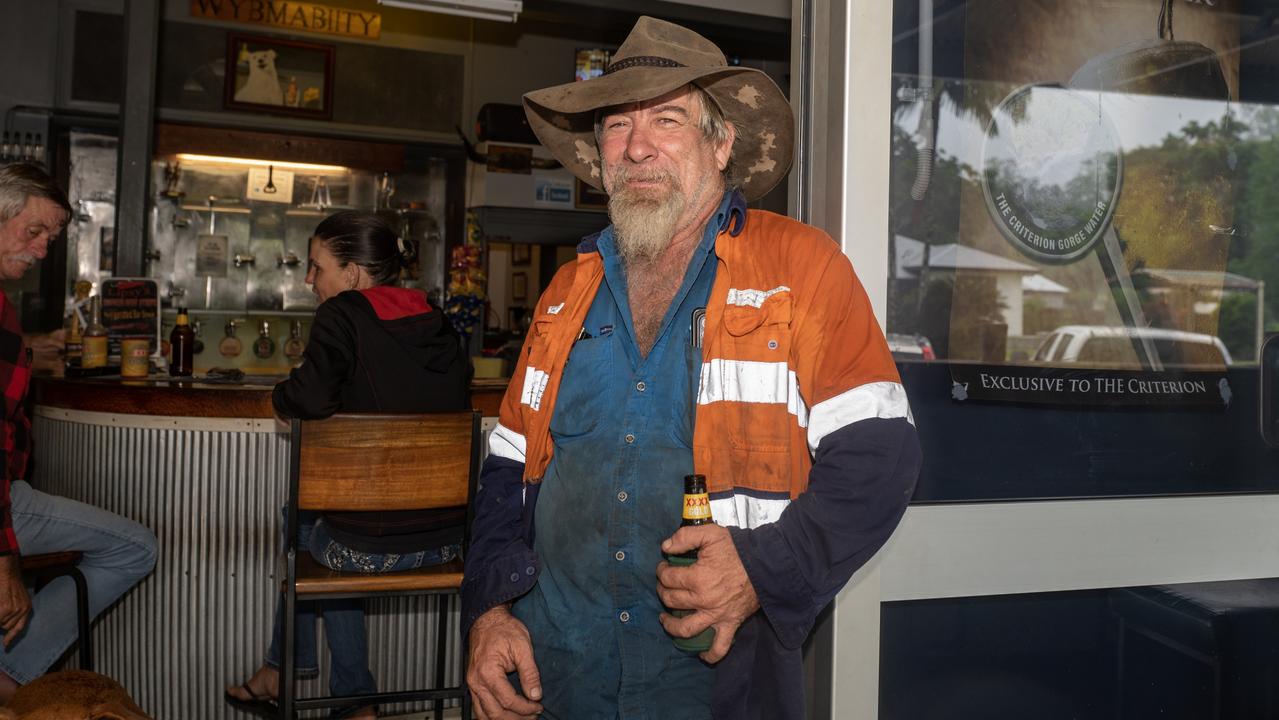 Joe Scriha at the Criterion Hotel, Finch Hatton, Monday January 16, 2022. Picture: Michaela Harlow