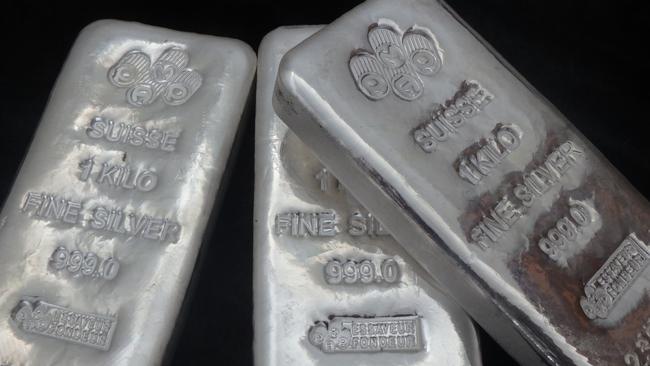 Silver itself is up around 50 per cent over the past year with the bulk of that rise coming in recent days.