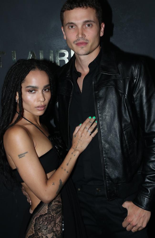 Zoe Kravitz and Karl Glusman have filed for divorce. Picture: Bertrand Rindoff Petroff/Getty Images.