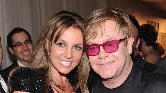 Britney Spears and Elton John have collaborated on a new single. Picture: Getty Images for EJAF