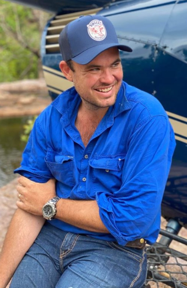 Chris ‘Willow’ Wilson was last seen suspended 30m from a chopper dangling over a croc-filled river during a croc egg collecting mission. Pictures - Supplied