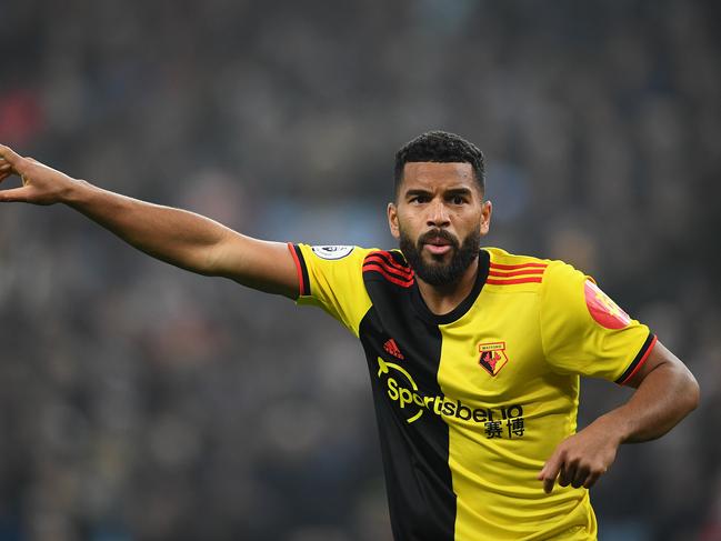 BIRMINGHAM, ENGLAND - JANUARY 21: Adrian Mariappa of Watford in action during the Premier League match between Aston Villa and Watford FC at Villa Park on January 21, 2020 in Birmingham, United Kingdom. (Photo by Clive Mason/Getty Images)