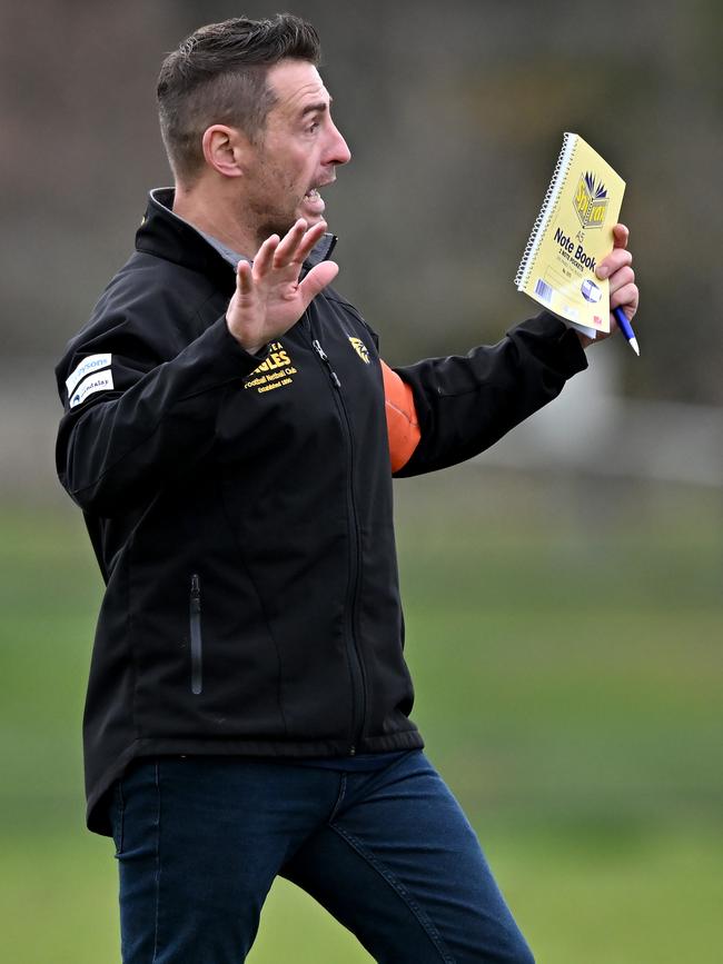 NFL: Interim Whittlesea coach Jimmy Robinson. Picture: Andy Brownbill