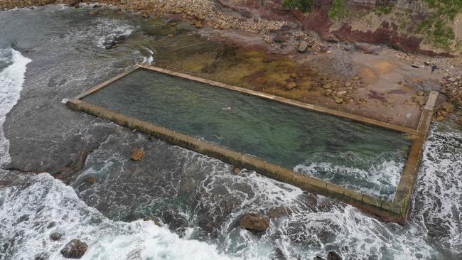 The fourth rock pool at Newport. Picture Manly Daily