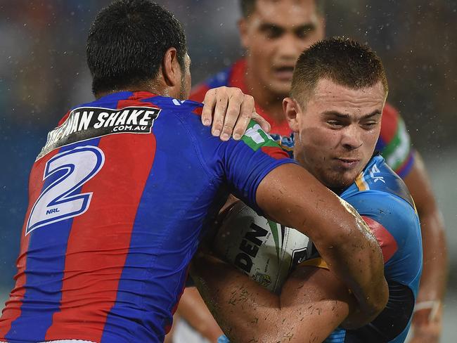 Nathan Davis looks like he’s earned a lengthy stint in the Titans line-up. Picture: Getty Images