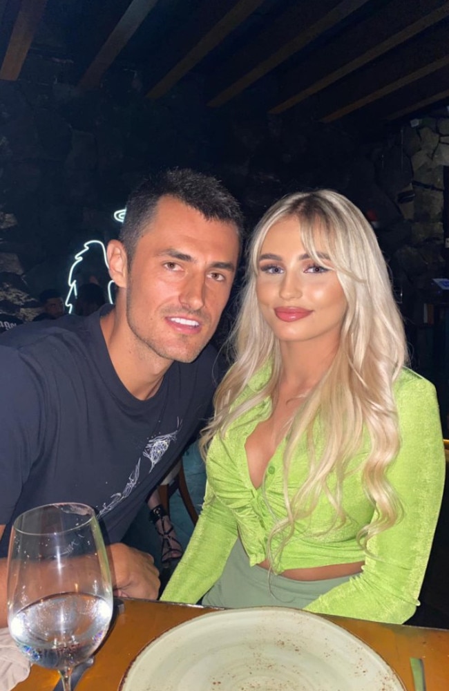 Keely Hannah and Bernard Tomic first went public with their relationship in 2022. Picture: Facebook / Keely Hannah