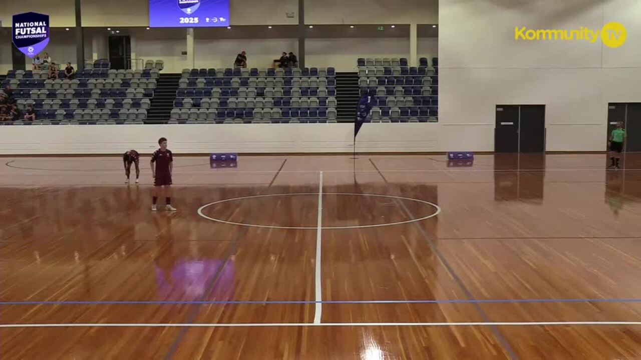 Replay: Football Queensland v Football South Australia (U16 Boys)—2025 National Futsal Championships Day 2