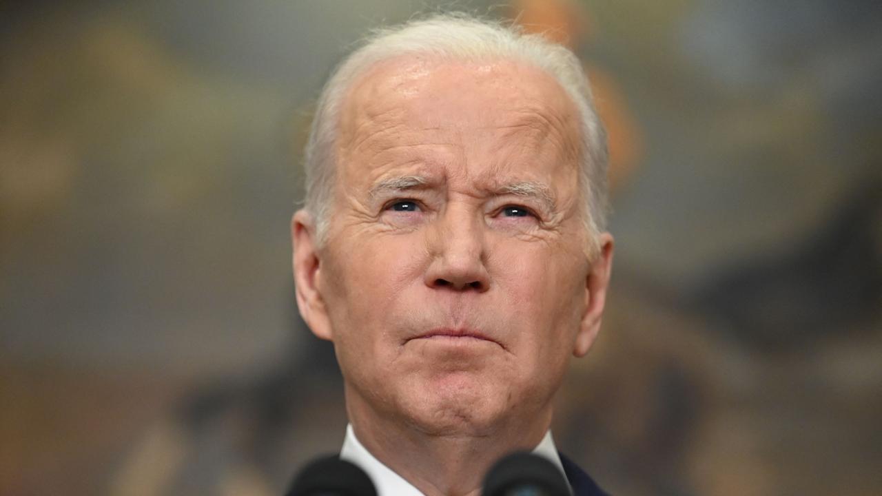 US President Joe Biden announced a ban on US imports of Russian oil and gas. Picture: Jim Watson/AFP