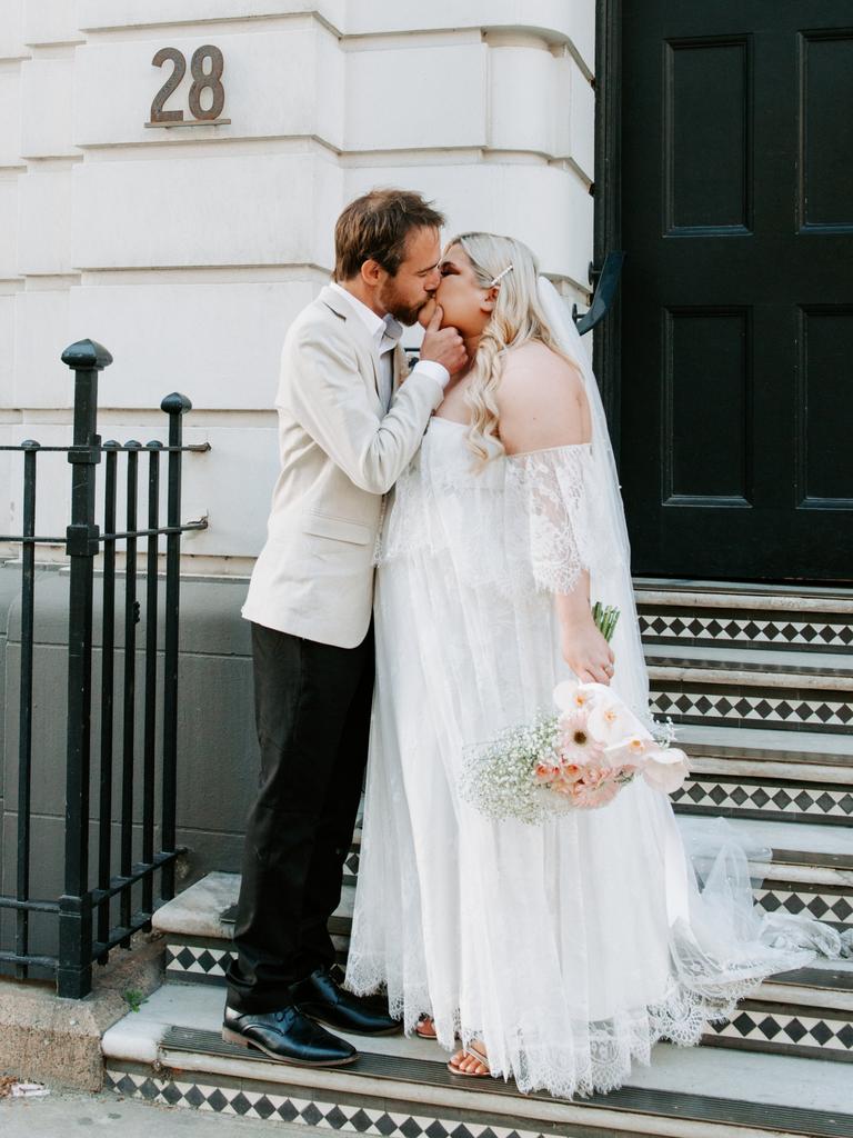 Mr and Mrs Iveson celebrate their love for each other. Picture: Ashlee Joppich Photography