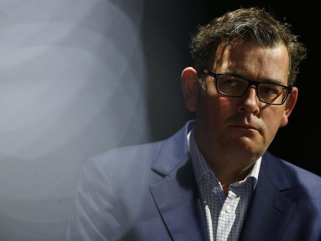 MELBOURNE, AUSTRALIA - NewsWire Photos SEPTEMBER 5, 2020:   Victorian Premier Daniel Andrews looks on during a press conference in Melbourne, Victoria. Picture: NCA NewsWire / Daniel Pockett