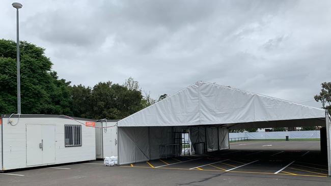 A drive-through testing service has been set up at Riverstone Family Medical Practice. Picture: Supplied