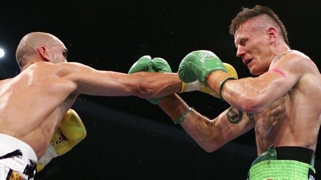 Anthony Mundine and Danny Green’s first fight stopped the nation. Picture: Cameron Spencer/Getty Images