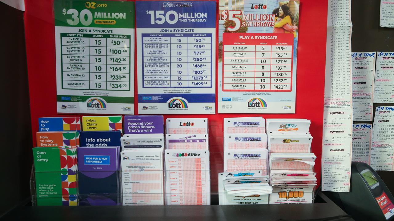 11 Powerball division one winners have pocketed more than $492m this year. Picture: NewsWire / Gaye Gerard