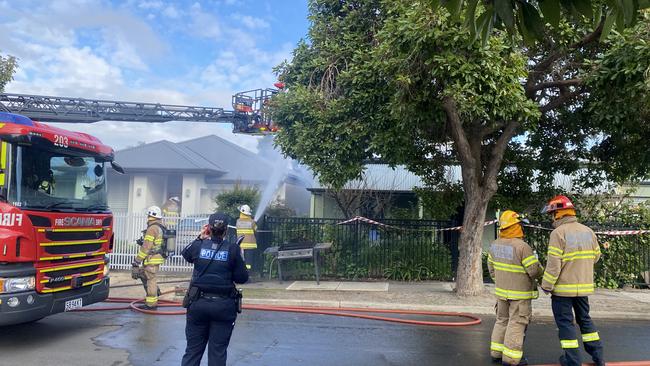 The fire was extinguished quickly. Picture: Kathryn Bermingham