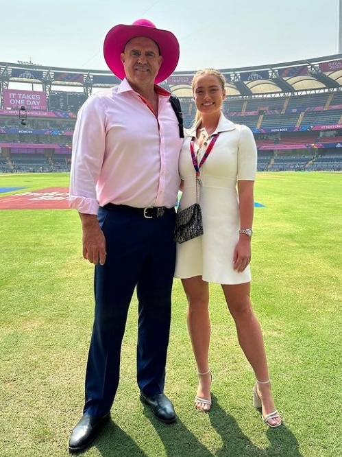 Cricket great Matthew Hayden and daughter Grace. Photo: Instagram, @grace.hayden_.