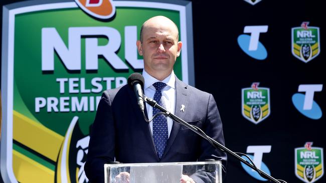 Weak leadership at the top in the NRL is a major concern, writes Paul Kent. Picture: Gregg Porteous