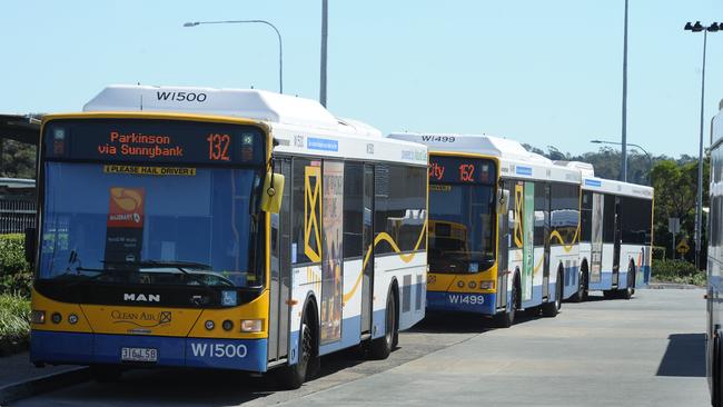 The Southeast Busway, from the city to Springwood, which was engineered to be retrofitted for light rail, has been a runaway success since it opened in the early-2000s. Picture: Patria Jannides