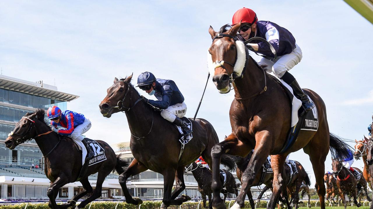 Twilight Payment winning last year’s Melbourne Cup.