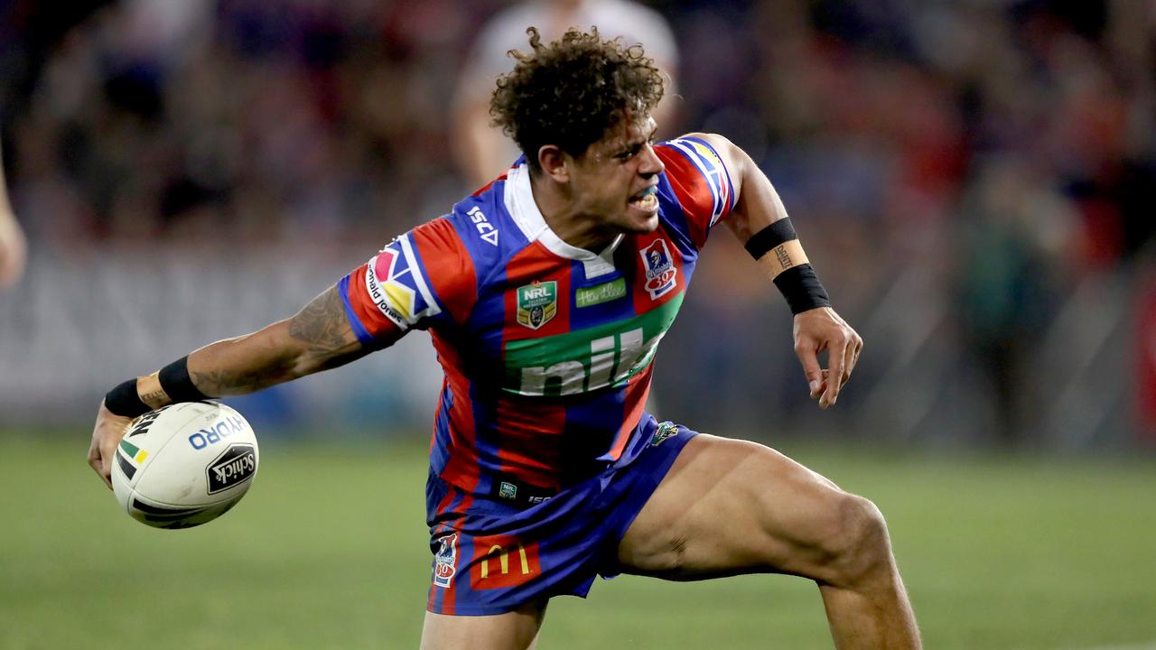 Dane Gagai is back in Newcastle colours. Picture: NRL Imagery