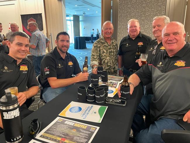 Two Worlds Collide has helped raise $25,000 for the Mackay Sports Foundation, and hosted the likes of Carl Rackemann, Allan Langer, Jimmy Maher and Michael Kasprowicz at Harrup Park to help celebrate the fundraiser. Picture: Harrup Park