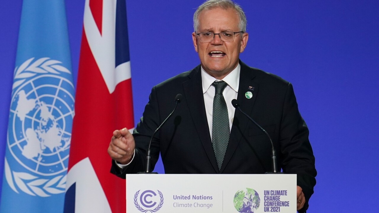 Scott Morrison addresses COP26 summit