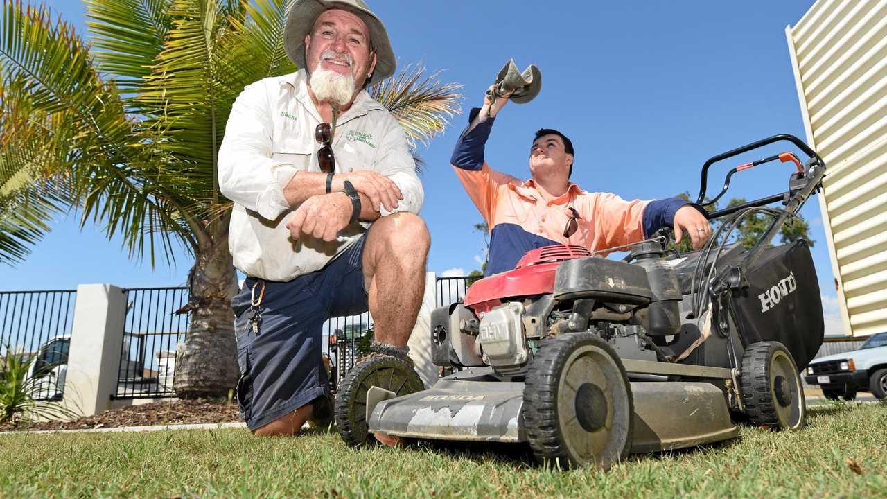 Dry weather shrivels up garden maintenance business The Courier Mail