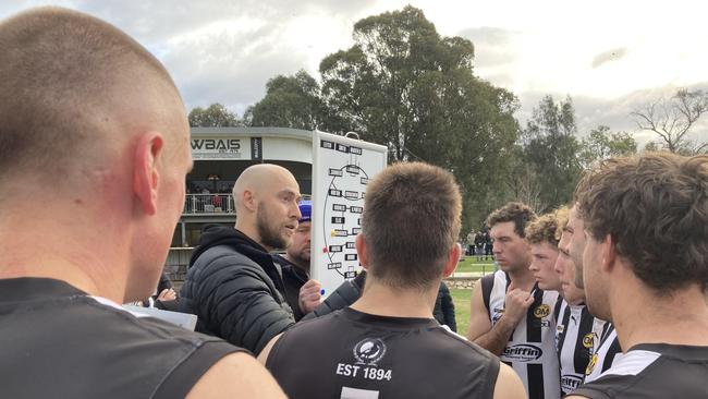 Wangaratta coach Ben Reid. Picture: David Johnston