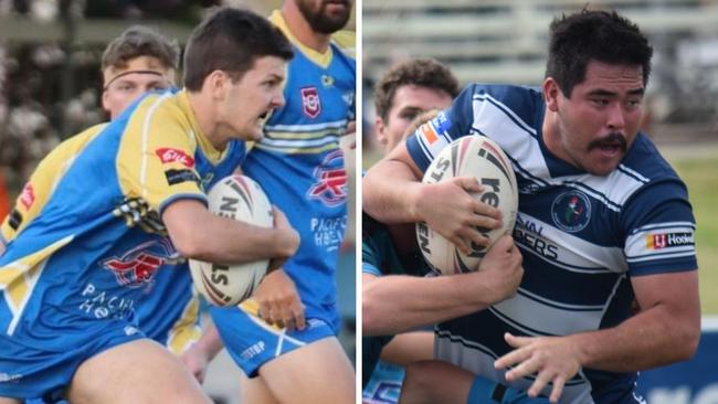 Yeppoon's Brad Hay and Brothers' Andrew Parker were two of the standout players in the Rockhampton Rugby League reserve grade competition in 2023.