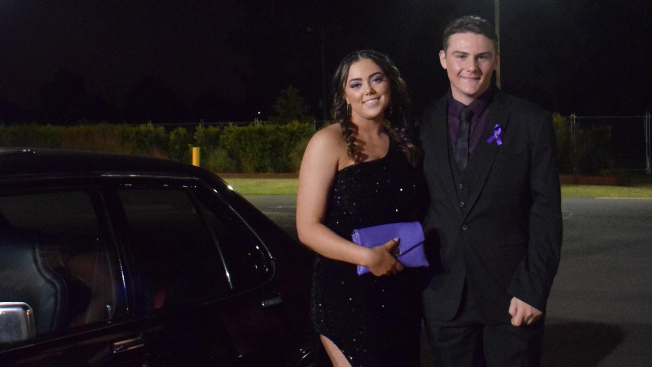 Students stunned on the red carpet at Our Lady of Southern Cross College's formal for 2023. Picture: Emily Devon