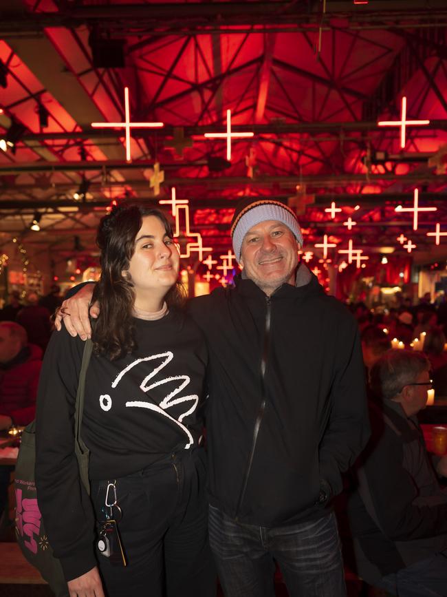 Dark Mofo 2023. Winter Feast. Indi Ranson and Wade Ranson. Picture: Caroline Tan