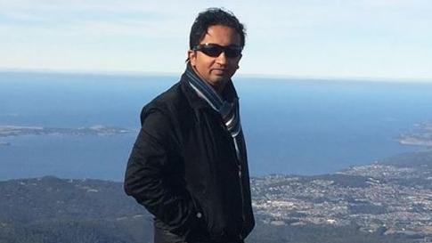 Suraj Panicker struck and spat on his wife in a fight over her Facebook friends. PIC: Facebook.