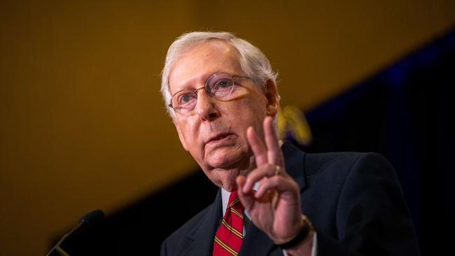 Senate Majority Leader Mitch McConnell is still favoured to remain majority leader. Picture: AFP