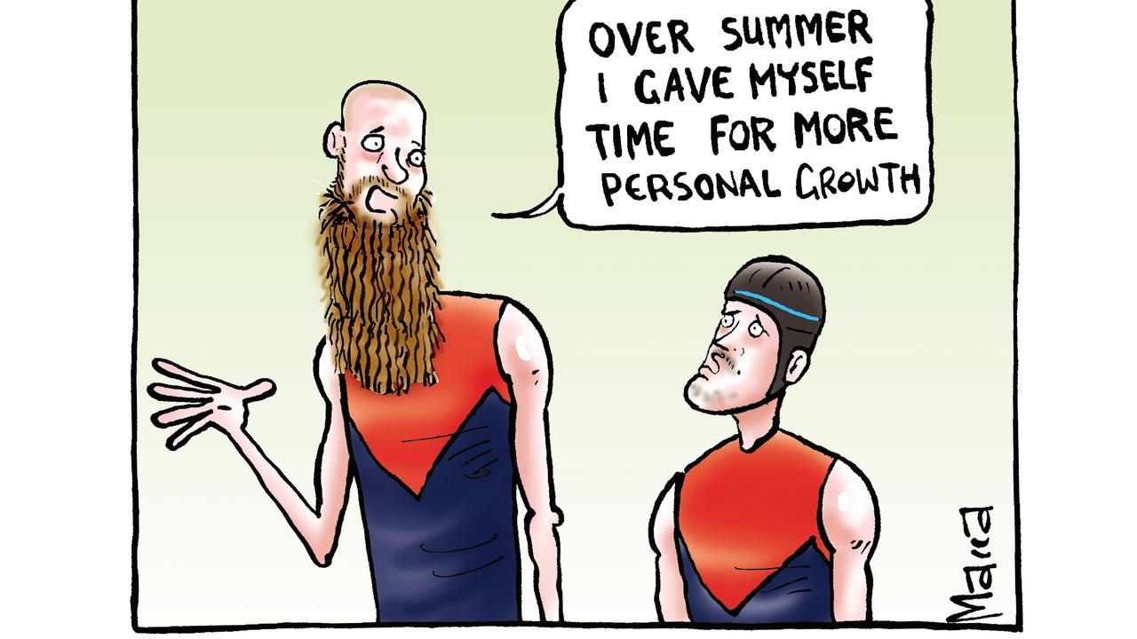 Macca take on the Demons.