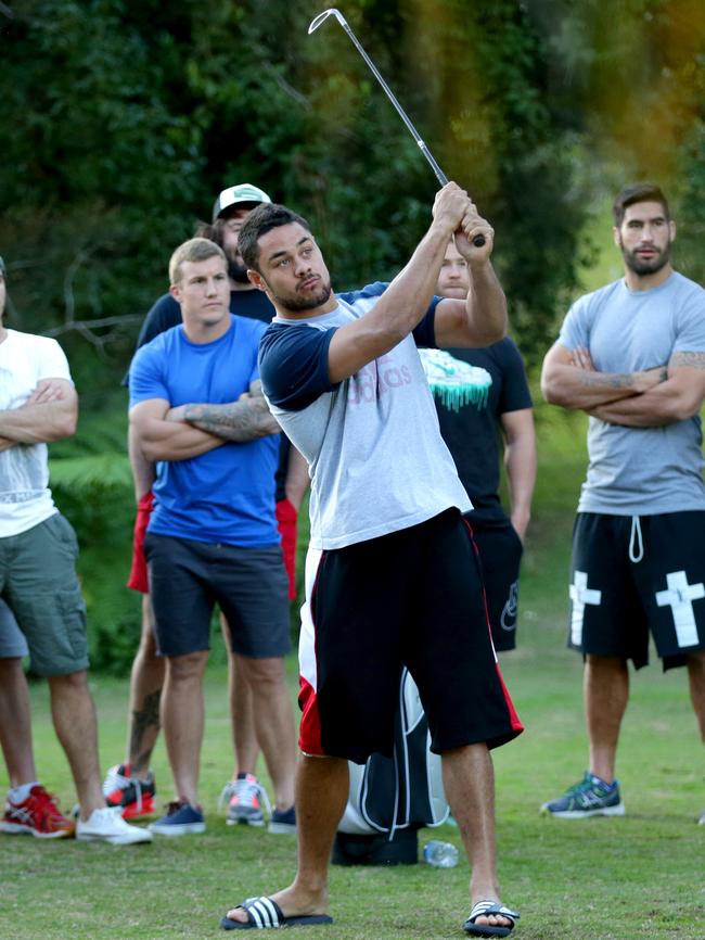 Jarryd Hayne will turn his talents to golf.