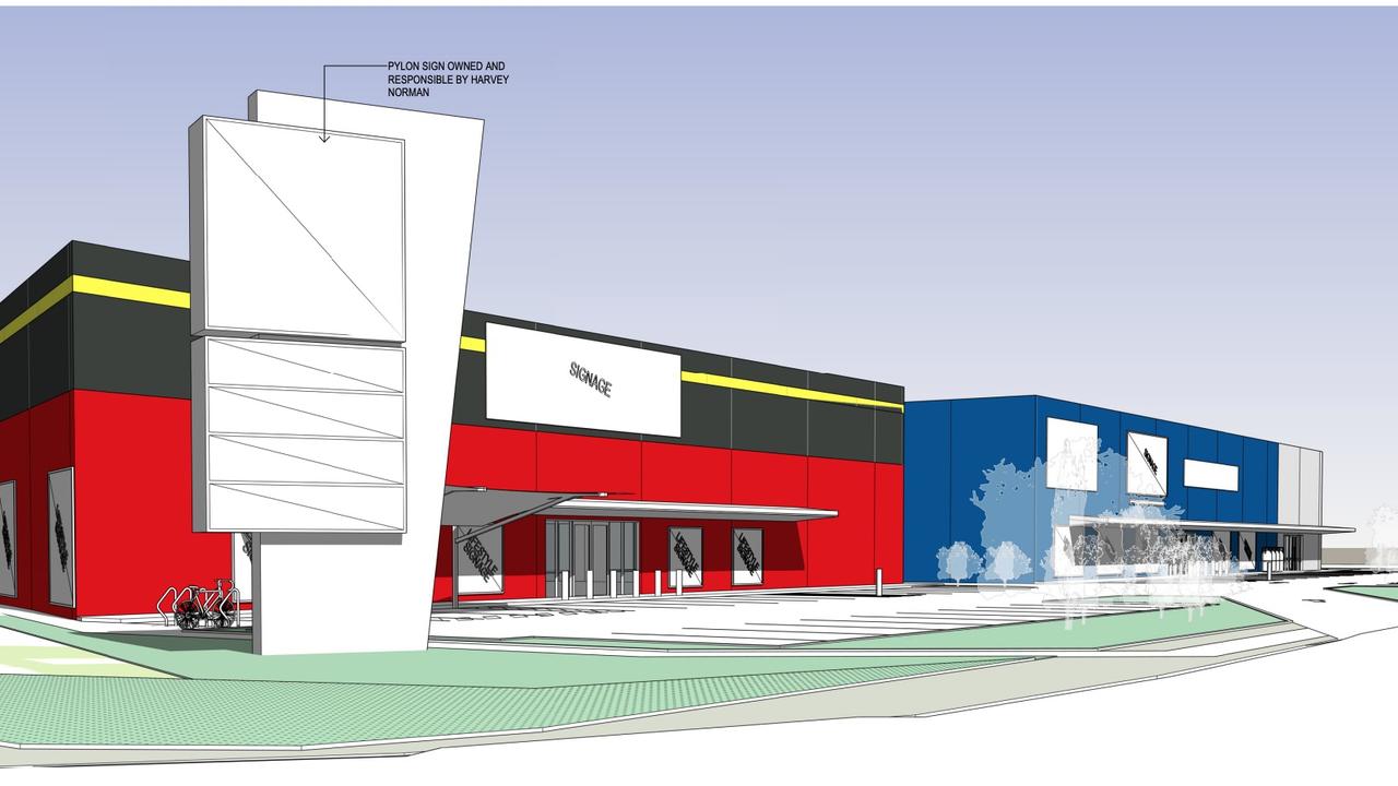 Development plans for a new commercial showroom which will include a BCF and Supercheap Auto store at the corner of Galbraith Rd and Shute Harbour Rd in Cannonvale. Picture: Documents submitted to Whitsunday Regional Council